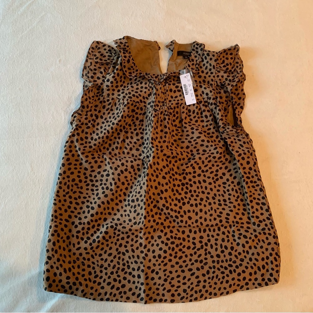 J Crew polka dot tank top